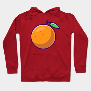 Orange Fruit Cartoon Hoodie